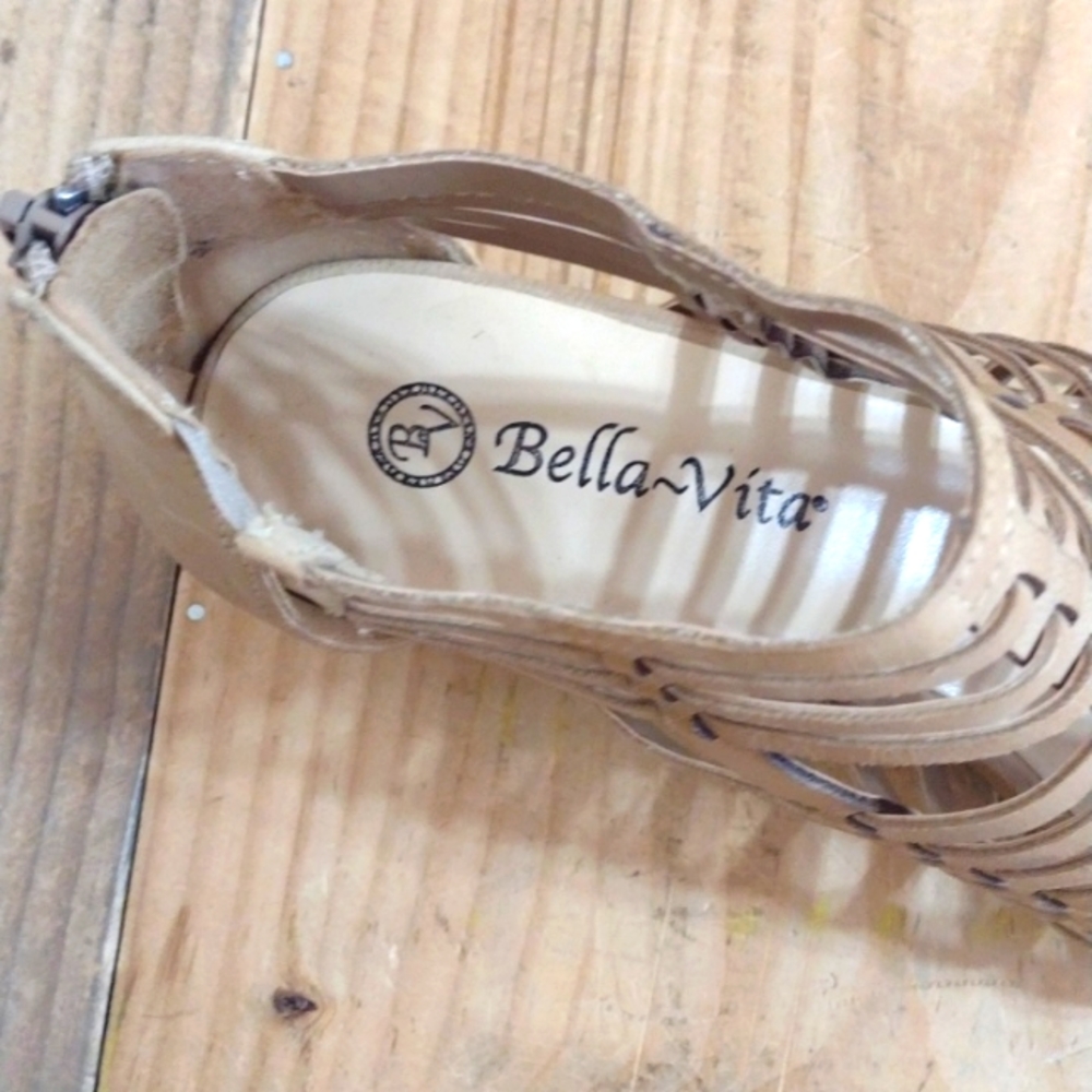 Bella Vita Holden Leather Gladiator Sandal Size 7W NEW - Picture 3 of 12
